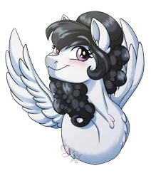 Size: 2800x3300 | Tagged: safe, artist:jack-pie, derpibooru import, oc, oc:marie, pegasus, pony, commission, cute, female, filly, simple background, smiling, solo, transparent background, wings