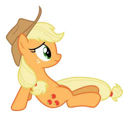 Size: 7198x7086 | Tagged: safe, artist:estories, derpibooru import, applejack, pony, absurd resolution, hat, simple background, solo, transparent background, vector