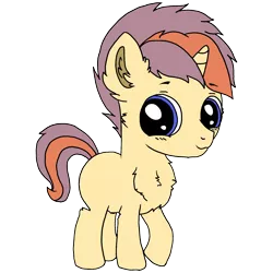 Size: 1700x1700 | Tagged: safe, artist:sorajona, derpibooru import, oc, oc:alpine sunrise, unofficial characters only, pony, unicorn, blank flank, colt, cute, male, offspring, parent:oc:sunlight bolt, parent:starlight glimmer, parents:canon x oc, shipping, simple background, transparent background