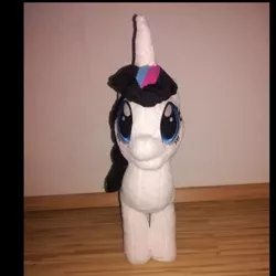Size: 776x776 | Tagged: safe, artist:rxndxm.artist, derpibooru import, oc, oc:shooting star, unofficial characters only, pony, unicorn, female, irl, mare, photo, plushie, solo