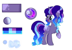 Size: 1773x1244 | Tagged: safe, artist:firegalaxysparkle, derpibooru import, oc, oc:midnight crystal, alicorn, pony, female, magical lesbian spawn, mare, offspring, parent:princess luna, parent:twilight sparkle, parents:twiluna, reference sheet, simple background, solo, transparent background