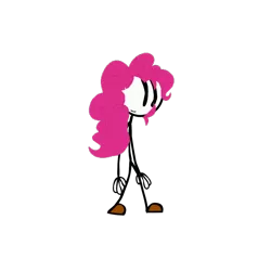 Size: 1280x1280 | Tagged: safe, artist:mario101, derpibooru import, pinkie pie, human, equestria girls, henry stickmin, henry stickmin collection, humanized, simple background, solo, transparent background