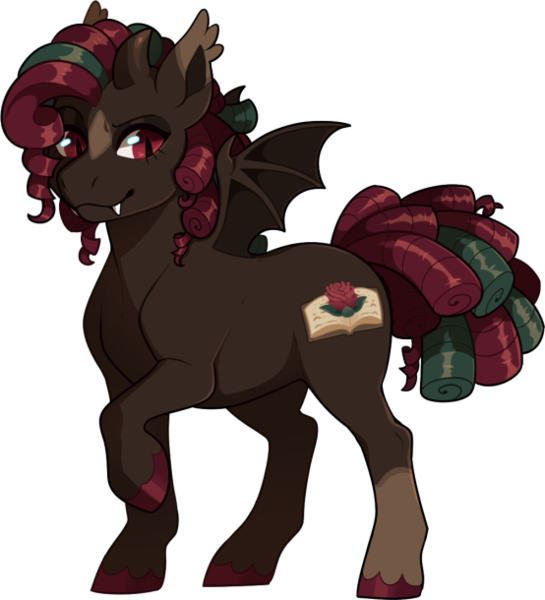 Size: 554x610 | Tagged: safe, artist:lastnight-light, derpibooru import, oc, oc:novella rose, bat pony, pony, female, mare, simple background, solo, transparent background