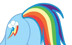 Size: 1194x747 | Tagged: suggestive, artist:gmaplay, derpibooru import, rainbow dash, pegasus, pony, ass, ass up, butt, butt only, face down ass up, rainbutt dash, simple background, solo, transparent background