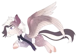 Size: 1024x743 | Tagged: safe, artist:nekoremilia1, derpibooru import, oc, unofficial characters only, pegasus, pony, clothes, commission, male, scarf, simple background, solo, transparent background