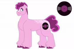 Size: 1280x854 | Tagged: safe, artist:itstechtock, derpibooru import, oc, earth pony, pony, male, offspring, parent:cheese sandwich, parent:twilight sparkle, parents:cheeselight, simple background, solo, stallion, white background