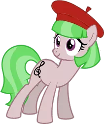 Size: 853x1011 | Tagged: safe, artist:twilightsparkle0428, derpibooru import, drama letter, watermelody, ponified, pony, equestria girls, beret, equestria girls ponified, hat, simple background, solo, transparent background