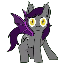 Size: 749x764 | Tagged: safe, artist:lostbrony, derpibooru import, oc, oc:specter, unofficial characters only, bat pony, pony, derpibooru community collaboration, 2021 community collab, male, simple background, solo, stallion, transparent background