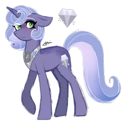 Size: 1265x1251 | Tagged: safe, artist:gallantserver, derpibooru import, oc, oc:diamond sky, pony, unicorn, female, magical lesbian spawn, mare, offspring, parent:maud pie, parent:princess luna, simple background, transparent background