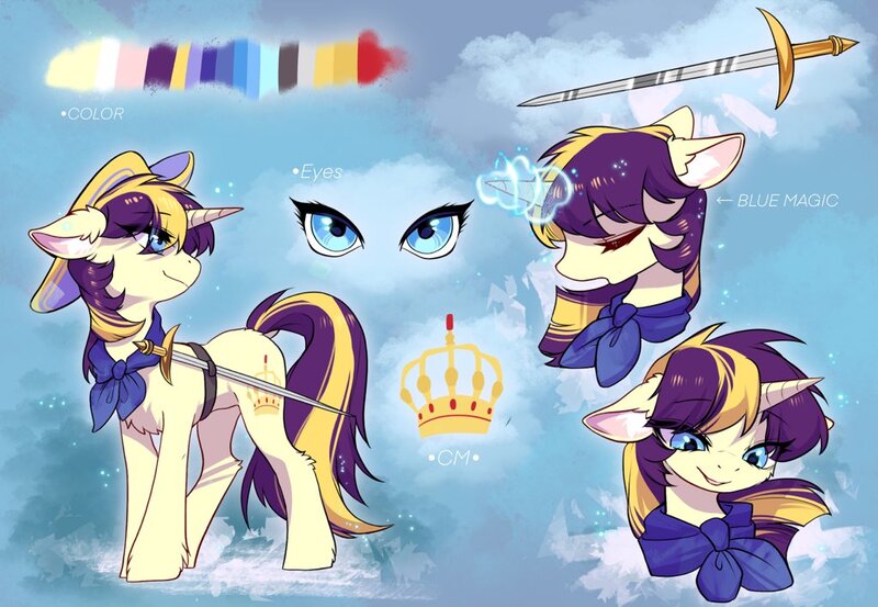 Size: 1024x708 | Tagged: safe, artist:swaybat, derpibooru import, oc, unofficial characters only, pony, unicorn, explicit source, reference sheet, sword, weapon