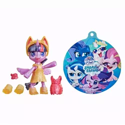 Size: 900x900 | Tagged: safe, derpibooru import, official, princess cadance, princess celestia, princess luna, shining armor, twilight sparkle, alicorn, earth pony, pony, semi-anthro, unicorn, my little pony: pony life, boots, cat ears, clothes, dress, female, figure, male, mare, merchandise, my little pony logo, one eye closed, open mouth, recolor, shoes, smashin' fashion, solo, stallion, toy