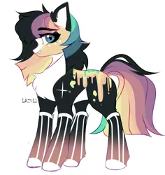 Size: 2464x2612 | Tagged: safe, artist:lazuli, derpibooru import, oc, unofficial characters only, earth pony, pony, chest fluff, earth pony oc, signature, simple background, solo, white background