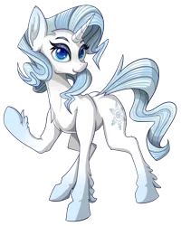 Size: 1154x1445 | Tagged: safe, artist:calena, derpibooru import, oc, oc:frosty sharp, unofficial characters only, unicorn, derpibooru community collaboration, 2021 community collab, cute, simple background, solo, transparent background