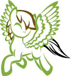 Size: 1280x1369 | Tagged: safe, artist:up1ter, derpibooru import, oc, oc:delta hooves, unofficial characters only, pegasus, pony, commission, cute, lineart, male, simple background, solo, spread wings, stallion, transparent background, wings