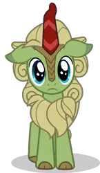Size: 1932x3333 | Tagged: safe, derpibooru import, forest fall, kirin, background kirin, cute, floppy ears, image, looking at you, male, png, simple background, solo, stallion, transparent background
