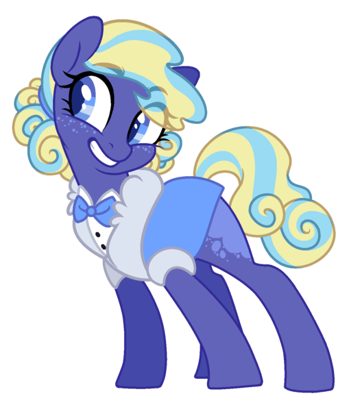 Size: 1347x1530 | Tagged: safe, artist:gallantserver, derpibooru import, oc, oc:acai, earth pony, pony, female, magical lesbian spawn, mare, offspring, parent:pinkie pie, parent:princess luna, parents:lunapie, simple background, solo, transparent background