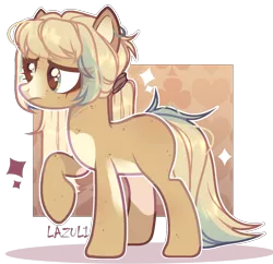 Size: 1460x1414 | Tagged: safe, artist:lazuli, derpibooru import, oc, unofficial characters only, earth pony, pony, base used, earth pony oc, signature, simple background, solo, transparent background, worried