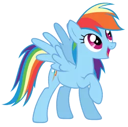 Size: 764x760 | Tagged: safe, artist:themightyshizam, derpibooru import, rainbow dash, pony, simple background, solo, transparent background, vector