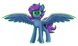 Size: 1024x615 | Tagged: safe, artist:whitehershey, derpibooru import, oc, oc:moon, unofficial characters only, pegasus, pony, angry, fangs, female, glowing eyes, simple background, spread wings, transparent background, wings