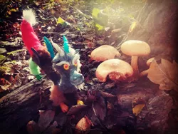 Size: 1080x810 | Tagged: safe, artist:rxndxm.artist, derpibooru import, discord, draconequus, irl, male, mushroom, outdoors, photo, plushie, solo, toy