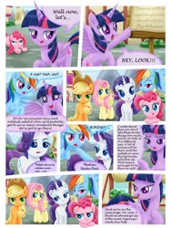 Size: 3000x4000 | Tagged: safe, artist:lifesharbinger, artist:mrrowerscream, derpibooru import, applejack, fluttershy, pinkie pie, rainbow dash, rarity, twilight sparkle, alicorn, comic:curse and madness, mlpcam, starry eyes, twilight sparkle (alicorn), wingding eyes