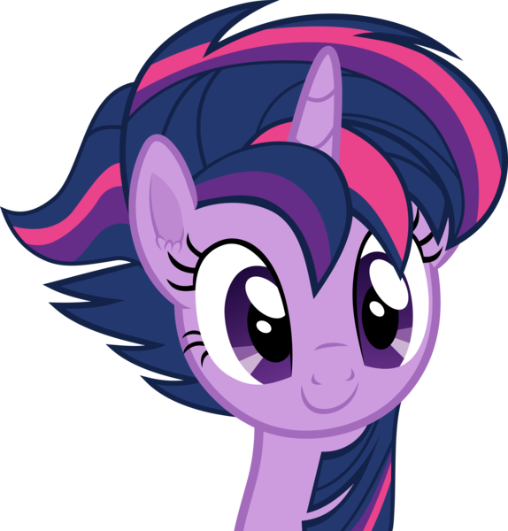 Size: 6000x6274 | Tagged: alicorn, alternate hairstyle, artist:frownfactory, castle sweet castle, derpibooru import, horn, punklight sparkle, safe, simple background, smiling, solo, .svg available, transparent background, twilight sparkle, twilight sparkle (alicorn), vector