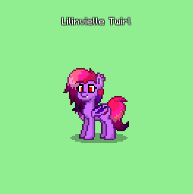 Size: 395x396 | Tagged: safe, artist:artofmagicpoland, derpibooru import, oc, oc:lilinvielle twirl, pony, succubus, pony town, solo