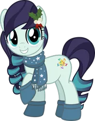 Size: 2167x2768 | Tagged: safe, artist:jhayarr23, derpibooru import, coloratura, blushing, clothes, cute, daaaaaaaaaaaw, looking at you, mistleholly, rarabetes, scarf, simple background, smiling, socks, solo, transparent background