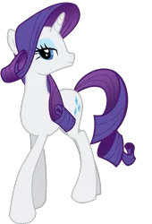 Size: 517x759 | Tagged: safe, artist:kyle23emma, derpibooru import, rarity, pony, unicorn, bedroom eyes, different body type, elegant, looking at you, regal, simple background, smiling at you, solo, transparent background
