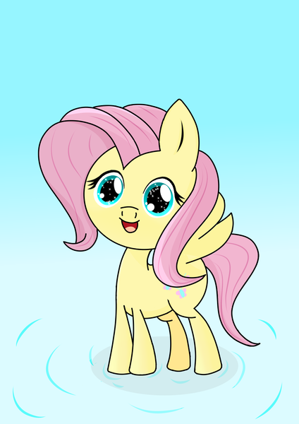 Size: 1000x1414 | Tagged: safe, derpibooru import, fluttershy, solo