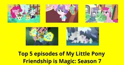 Size: 1200x628 | Tagged: a flurry of emotions, a health of information, alicorn, bag, bee, cake twins, celestial advice, derpibooru import, edit, edited screencap, flash bee, fluttershy, healer's mask, insect, it isn't the mane thing about you, mask, maud pie, op has an opinion, pinkie pie, pound cake, princess celestia, princess flurry heart, pumpkin cake, rock solid friendship, saddle bag, safe, screencap, season 7, siblings, spike, top 5, train, twilight sparkle, twilight sparkle (alicorn), twins