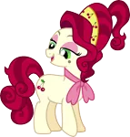 Size: 3000x3154 | Tagged: safe, artist:jeatz-axl, derpibooru import, cherry jubilee, earth pony, pony, female, high res, mare, simple background, solo, transparent background, vector