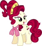 Size: 3000x3289 | Tagged: safe, artist:jeatz-axl, derpibooru import, cherry jubilee, earth pony, pony, female, high res, mare, simple background, solo, transparent background, vector