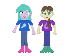 Size: 1280x960 | Tagged: safe, artist:lunartoons, derpibooru import, aura (character), heidi hay, equestria girls, .ai available, .svg available, boots, braid, clothes, cutie mark, cutie mark on clothes, equestria girls-ified, female, horseshoes, leggings, shirt, shoes, shooting star, svg, symbol, t-shirt, vector
