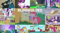 Size: 1994x1121 | Tagged: safe, derpibooru import, edit, edited screencap, editor:quoterific, screencap, applejack, blues, bow hothoof, daring do, fluttershy, gilda, lemon hearts, meadow song, minuette, noteworthy, pinkie pie, queen chrysalis, rainbow dash, rarity, royal ribbon, scootaloo, snails, spike, sugar belle, sweetie belle, twilight sparkle, twilight sparkle (alicorn), twinkleshine, windy whistles, alicorn, tri-horned bunyip, unicorn, 2 4 6 greaaat, amending fences, daring done?, forever filly, frenemies (episode), griffon the brush off, parental glideance, scare master, sweet and elite, the best night ever, the big mac question, the ticket master, animal costume, applelion, armor, astrodash, athena sparkle, blindfold, boat, clothes, costume, mane six, pinkie puffs, piñata, unicorn twilight