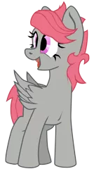 Size: 1128x1952 | Tagged: safe, artist:aaronmk, derpibooru import, oc, oc:featherlight, pegasus, derpibooru community collaboration, 2021 community collab, pegasus oc, simple background, smiling, transparent background, vector, wings