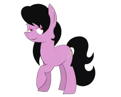 Size: 5000x4000 | Tagged: safe, artist:anedgycreator, derpibooru import, oc, unofficial characters only, earth pony, pony, derpibooru community collaboration, 2021 community collab, earth pony oc, female, lidded eyes, mare, simple background, smiling, smirk, solo, transparent background