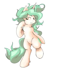 Size: 980x1190 | Tagged: safe, artist:stec-corduroyroad, derpibooru import, oc, oc:asha, unofficial characters only, pony, unicorn, derpibooru community collaboration, 2021 community collab, female, looking at you, mare, simple background, smiling, smiling at you, solo, standing, transparent background
