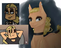 Size: 500x392 | Tagged: artist needed, safe, derpibooru import, ponified, pony, dee, male, metal family, solo