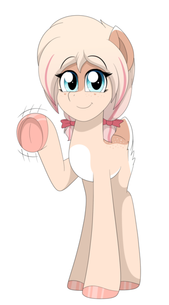 Size: 1000x1800 | Tagged: safe, artist:aarondrawsarts, derpibooru import, oc, oc:daisy cakes, unofficial characters only, deer, deer pony, original species, derpibooru community collaboration, 2021 community collab, simple background, smiling, smiling at you, solo, transparent background, underhoof, waving