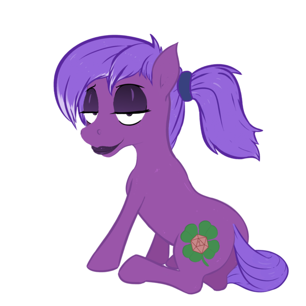 Size: 3000x3000 | Tagged: safe, artist:stoopedhooy, derpibooru import, oc, oc:little chance, earth pony, pony, derpibooru community collaboration, 2021 community collab, cutie mark, lidded eyes, lipstick, looking at you, looking back, makeup, simple background, smiling, smirk, solo, transparent background