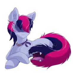 Size: 1473x1497 | Tagged: safe, artist:foxnose, derpibooru import, oc, unofficial characters only, earth pony, hybrid, original species, derpibooru community collaboration, 2021 community collab, male, simple background, solo, tail, transparent background