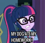 Size: 1128x1073 | Tagged: safe, derpibooru import, edit, edited screencap, screencap, sci-twi, twilight sparkle, equestria girls, equestria girls series, star crossed, caption, image macro, implied spike, meme, solo, text, this will end in detention, this will end in tears