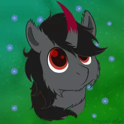 Size: 900x900 | Tagged: safe, artist:enigmadoodles, derpibooru import, king sombra, pony, cute, fluffy, solo, sombradorable