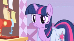 Size: 1328x750 | Tagged: animated, artist:danfango, bedroom eyes, derpibooru import, edit, edited screencap, female, food, frown, glasses, god burns down equestria for insurance money, open mouth, raised hoof, rarity, safe, screencap, sentence mixing, smiling, suited for success, twilight sparkle, twinkies, wat, webm, worried, youtube poop