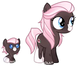 Size: 920x787 | Tagged: safe, artist:owl-clockwork, derpibooru import, oc, oc:rosaline rue, earth pony, pony, baby, baby pony, female, filly, offspring, parent:burnt oak, parent:fleur-de-lis, simple background, solo, transparent background