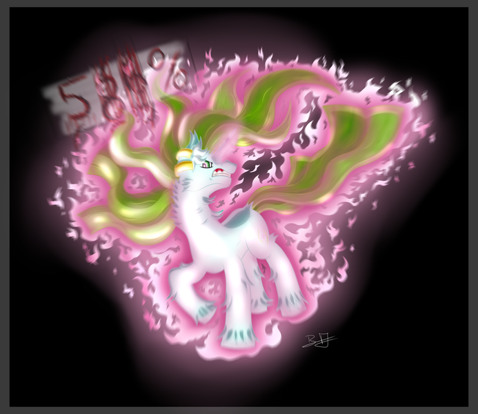 Size: 3008x2604 | Tagged: safe, artist:thebenalpha, derpibooru import, oc, oc:nova star, unicorn, horn, jewelry, magic, magic aura, simple background, unicorn oc