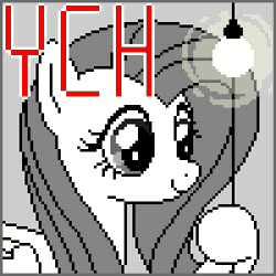 Size: 300x300 | Tagged: safe, artist:imreer, derpibooru import, fluttershy, changeling, pony, animated, commission, disguise, disguised changeling, evil grin, fake fluttershy, gif, grin, light switch, pixel art, smiling, your character here