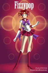 Size: 400x600 | Tagged: safe, artist:dreamnoteprincess, derpibooru import, fizzypop, human, crossover, female, humanized, looking at you, misspelling, sailor moon, sailor senshi maker, solo