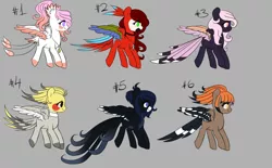 Size: 1164x723 | Tagged: safe, artist:minelvi, derpibooru import, oc, unofficial characters only, bird, bird pone, pegasus, base used, choker, colored hooves, gray background, jewelry, necklace, pegasus oc, simple background, smiling, two toned wings, wings